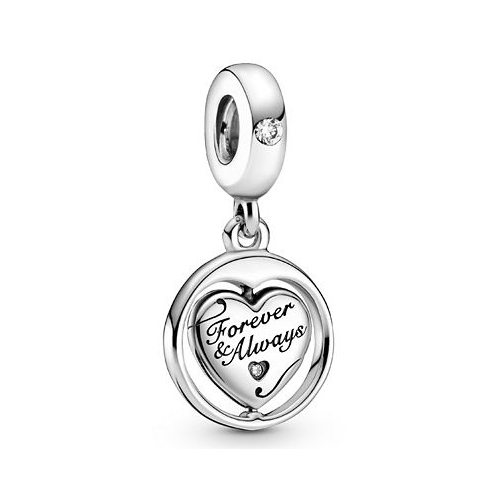 Pandora Cubic Zirconia Spinning Forever Always Soulmate Dangle Charm