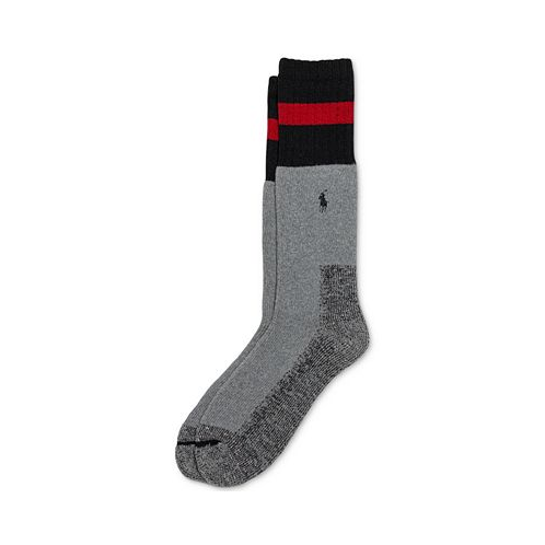 Polo Ralph Lauren Mens Stripe Cuff Utility Socks