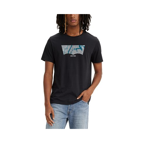Levis Mens NY Standard-Fit Logo Graphic T-Shirt