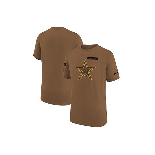 Nike Big Boys Brown Dallas Cowboys 2023 Salute to Service Legend T-shirt