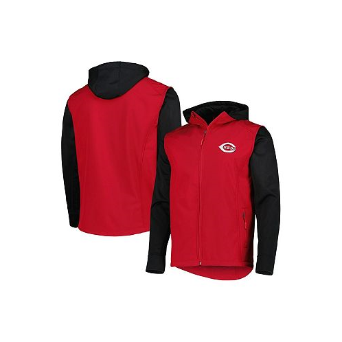 Dunbrooke Mens Red Black Cincinnati Reds Alpha Full-Zip Jacket