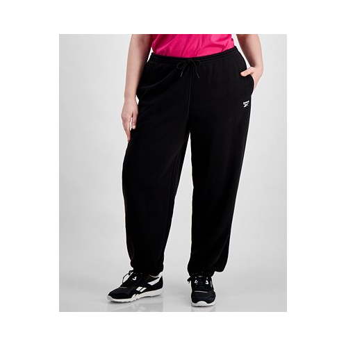 Reebok Plus Size Slim-Fit French Terry Sweatpants
