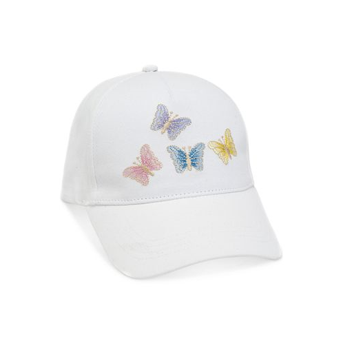 Collection XIIX Womens Embroidered Butterflies Baseball Cap