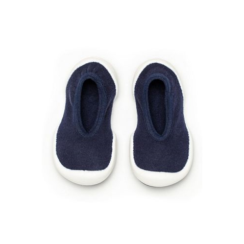 Komuello Infant Boy Girl First Walk Sock Shoes Flat Navy