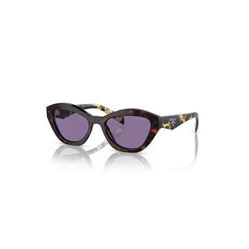 PRADA Womens Low Bridge Fit Sunglasses Mirror PR A02SF