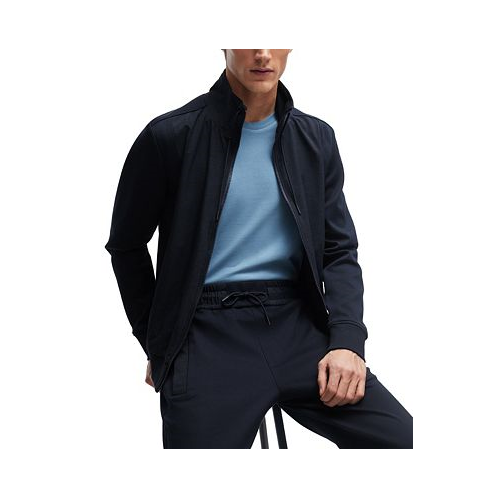Hugo Boss Mens Packable Zip-Up Sweatshirt