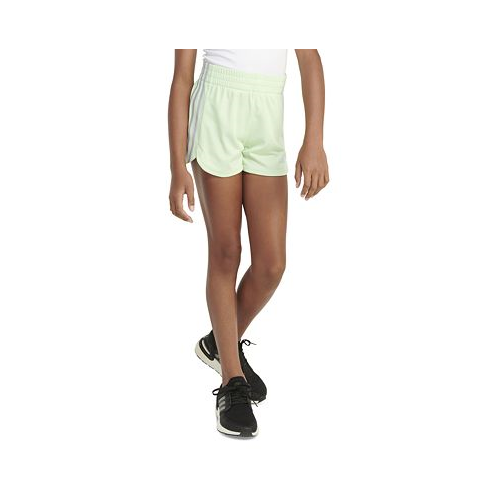 Adidas Big Girls 3-Stripe Pacer Mesh Shorts
