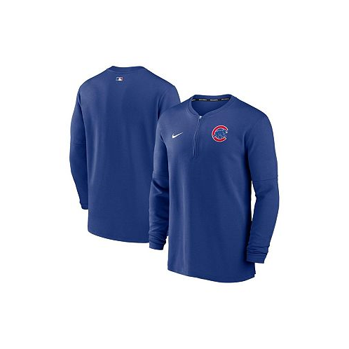 Nike Mens Royal Chicago Cubs Authentic Collection Game Time Performance Quarter-Zip Top