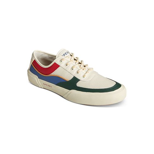 Sperry Mens SeaCycled Soletide Colorblocked Lace-Up Sneakers