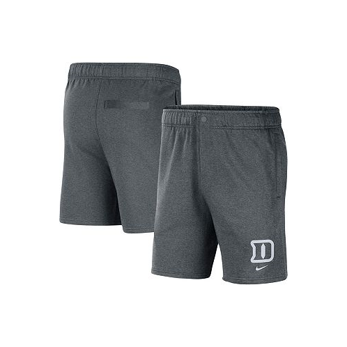 Nike Mens Gray Duke Blue Devils Fleece Shorts