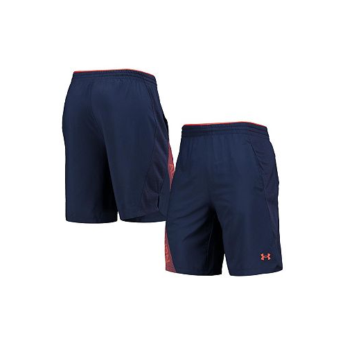 Under Armour Mens Navy Auburn Tigers 2021 Sideline Woven Shorts