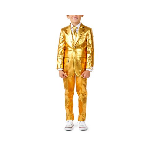 OppoSuits Toddler and Little Boys Groovy Metallic Party Suit 3-Piece Set