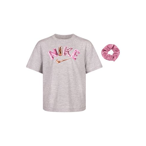 Nike Little Girls Short Sleeve Swoosh Party T-shirt