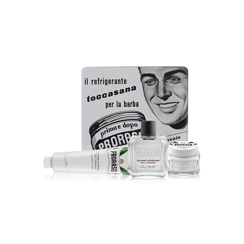 Proraso 4-Pc. Vintage Toccasana Tin Gift Set - Sensitive Skin Formula