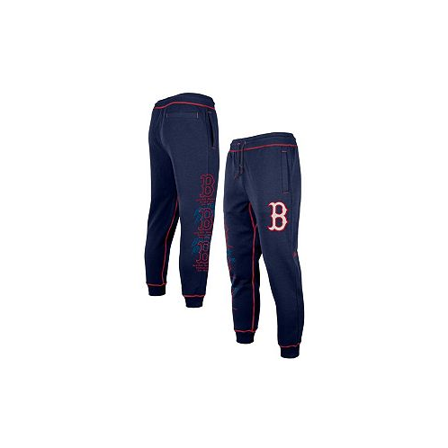 New Era Mens Navy Boston Red Sox Team Split Jogger Pants