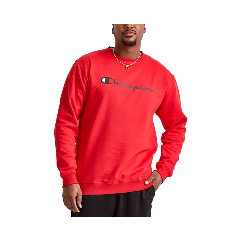 Champion Mens Big & Tall Powerblend Logo Graphic Fleece Sweatshirt