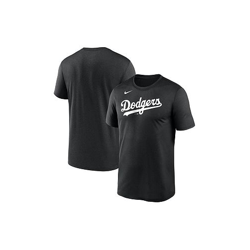 Nike Mens Black Los Angeles Dodgers New Legend Wordmark T-shirt
