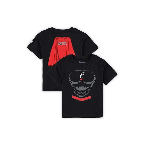 Champion Toddler Boys and Girls Black Cincinnati Bearcats Super Hero T-shirt