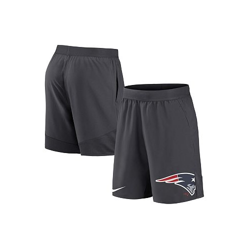 Nike Mens Anthracite New England Patriots Stretch Performance Shorts