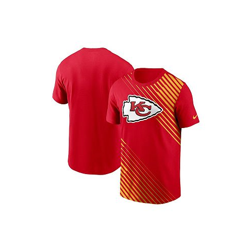 Nike Mens Red Kansas City Chiefs Yard Line Fashion Asbury T-shirt