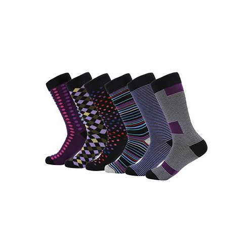 Mio Marino Mens Kaleidoscopic Funky Dress Socks