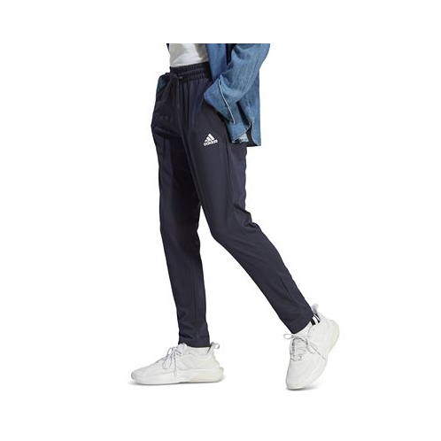 Adidas Mens Essentials Performance Single Jersey Tapered Open Hem Jogger Pants