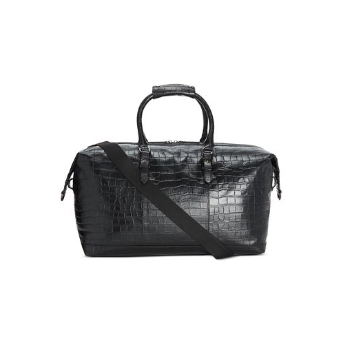 Ted Baker Mens Fabiio Croc Embossed Leather Bag
