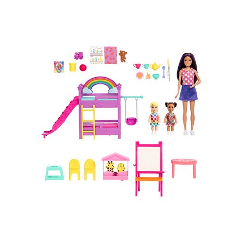 Barbie Skipper First Jobs Daycare Playset With 3 Dolls Furniture & Accessories