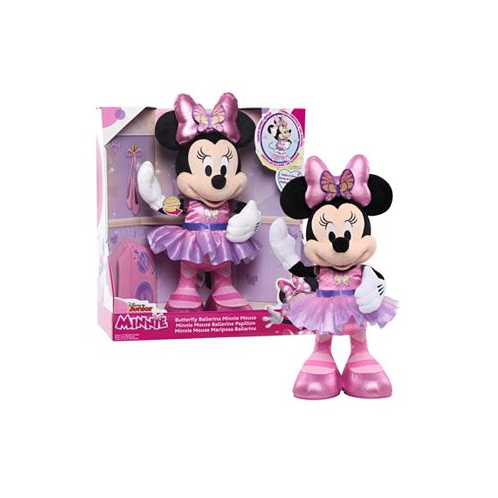 Disney Junior Minnie Mouse Sing and Dance Butterfly Ballerina Lights and Sounds Plush Sings Just Like a Butterfly