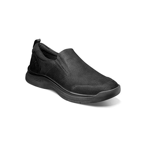 Nunn Bush Mens Mac Leather Moc Toe Slip-On Shoes
