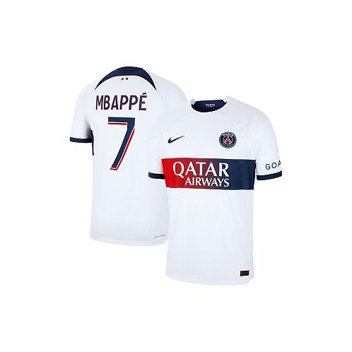 Nike Mens Kylian Mbappe White Paris Saint-Germain 2023/24 Away Match Authentic Player Jersey