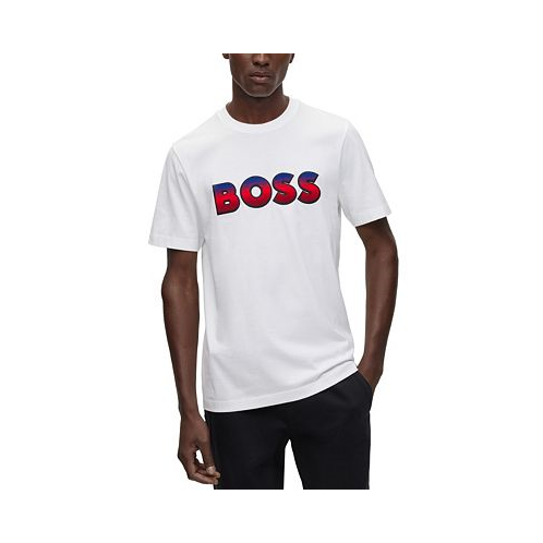 Hugo Boss Mens Degrade Logo T-shirt