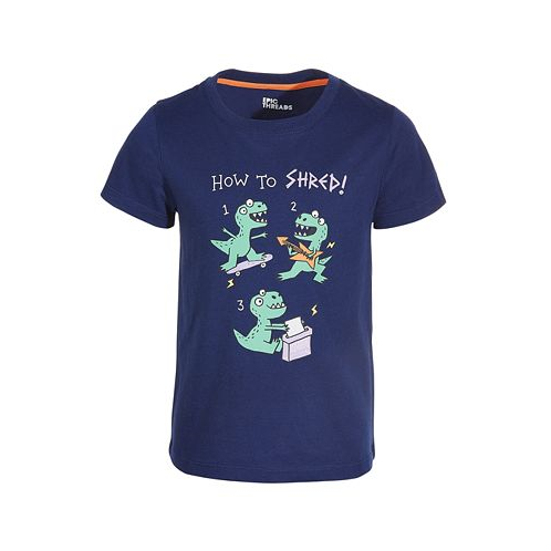 Epic Threads Little Boys Shredding Dino Graphic T-Shirt
