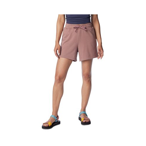 Columbia Womens Trek Mid-Rise French Terry Shorts
