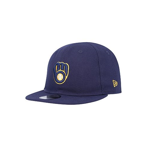New Era Infant Boys and Girls Navy Milwaukee Brewers My First 9FIFTY Adjustable Hat