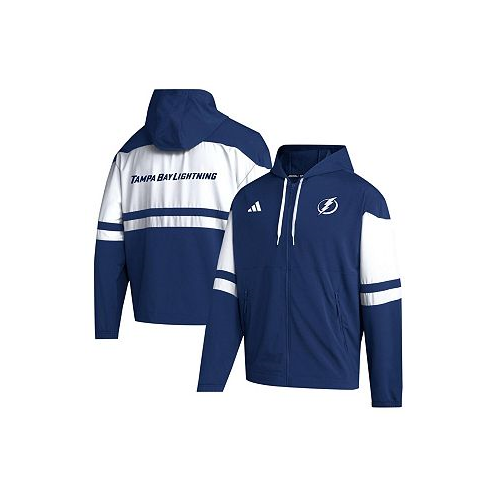 Adidas Mens Blue Tampa Bay Lightning Full-Zip Hoodie