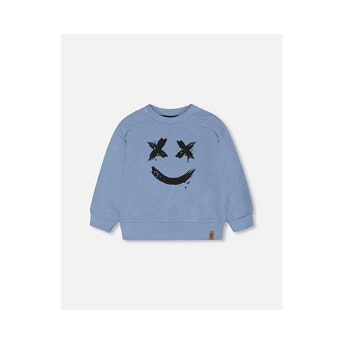 Deux par Deux Boy French Terry Sweatshirt Faded Blue - Toddler|Child