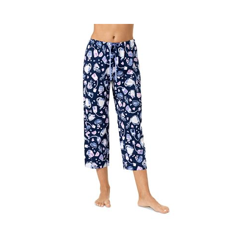 Hue Womens Simmer Time Tea Printed Capri Pajama Pants