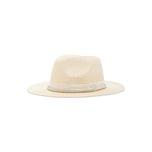 Steve Madden Womens Embellished Panama Hat