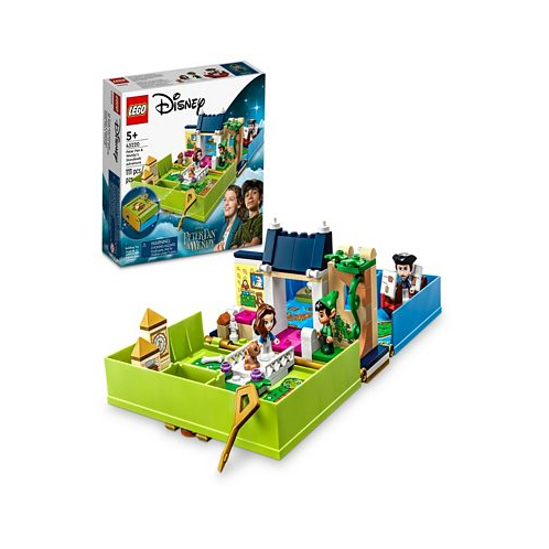 LEGO Disney 43220 Classic Peter Pan & Wendys Storybook Adventure Toy Building Set with Peter Pan Wendy & Captain Hook Minifigures