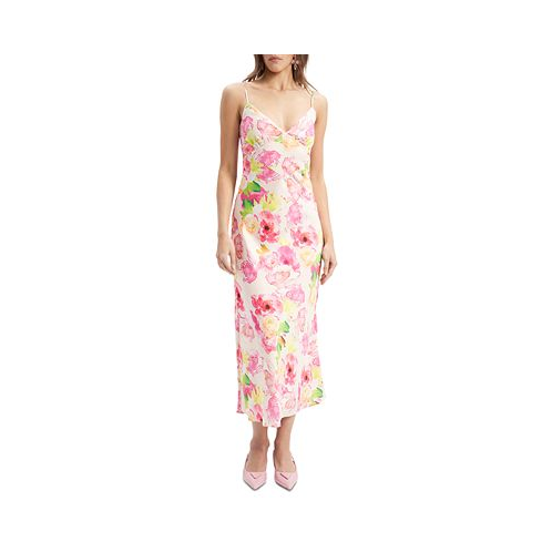 Bardot Womens Malinda Floral-Print Sleeveless Slip Dress