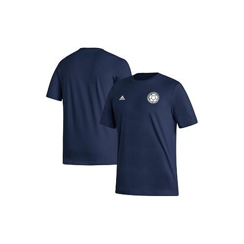 Adidas Mens Navy Colombia National Team Crest T-shirt
