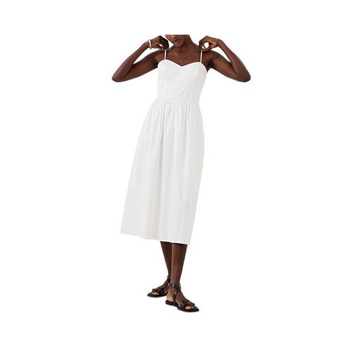French Connection Womens Florida Sweetheart-Neck Strappy Dress