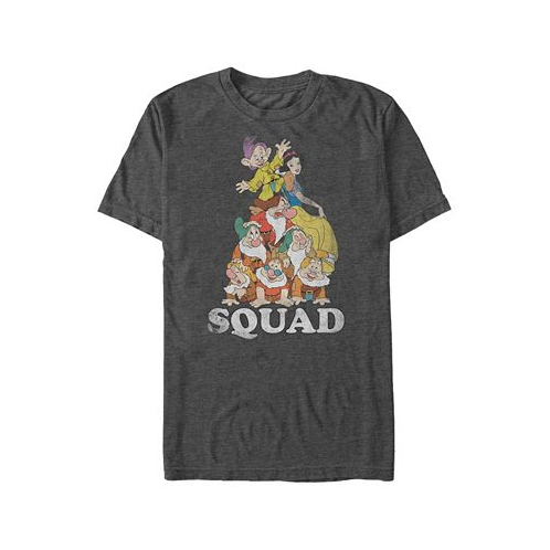 Fifth Sun Disney Mens Snow White Dwarf Squad Goals Short Sleeve T-Shirt