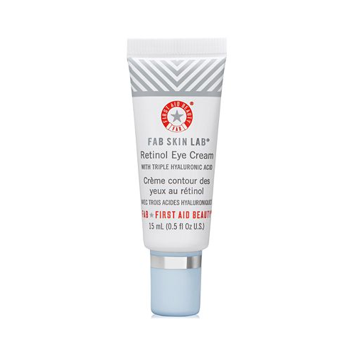 First Aid Beauty FAB Skin Lab Retinol Eye Cream With Triple Hyaluronic Acid 0.5-oz.