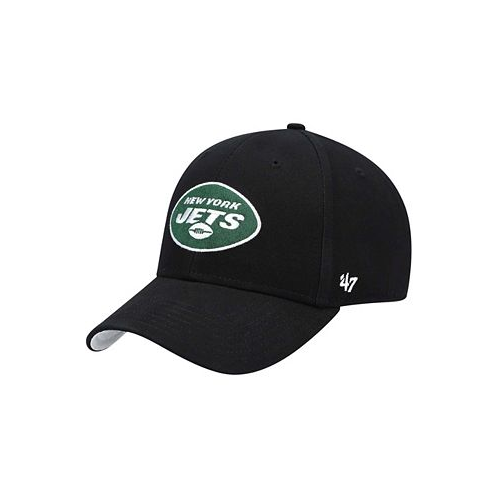 47 Brand Little Boys and Girls Black New York Jets Basic Team MVP Adjustable Hat