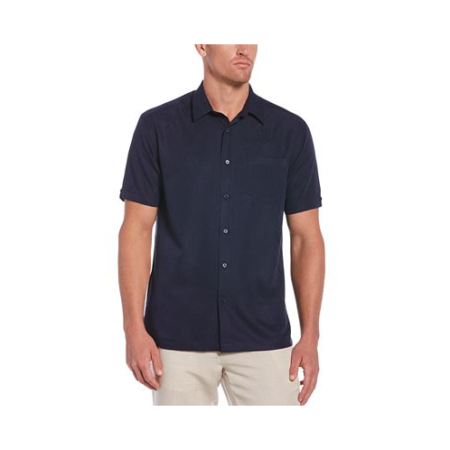 Cubavera Mens Regular-Fit Two-Tone Floral Jacquard Shirt