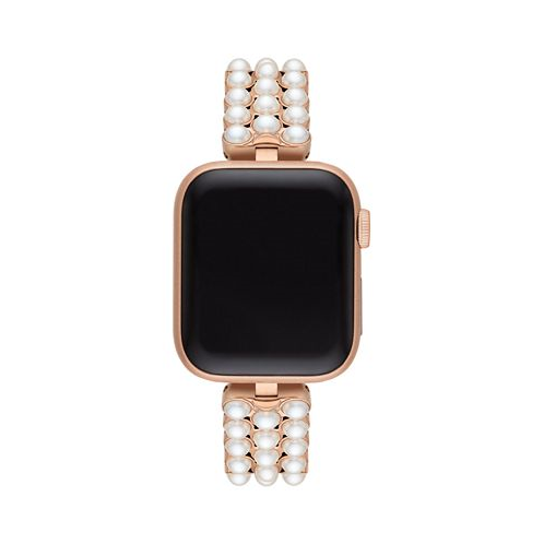 Kate spade new york Imitation Pearl Gold-Tone Stainless Steel 38 40mm Bracelet for Apple Watch
