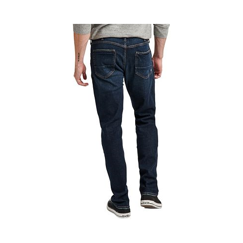 Silver Jeans Co. Mens Machray Classic Fit Straight Leg Stretch Jeans