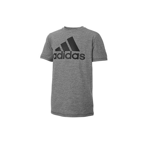 Adidas Big Boys Plus Size Short Sleeve AEROREADY Melange Performance T-shirt